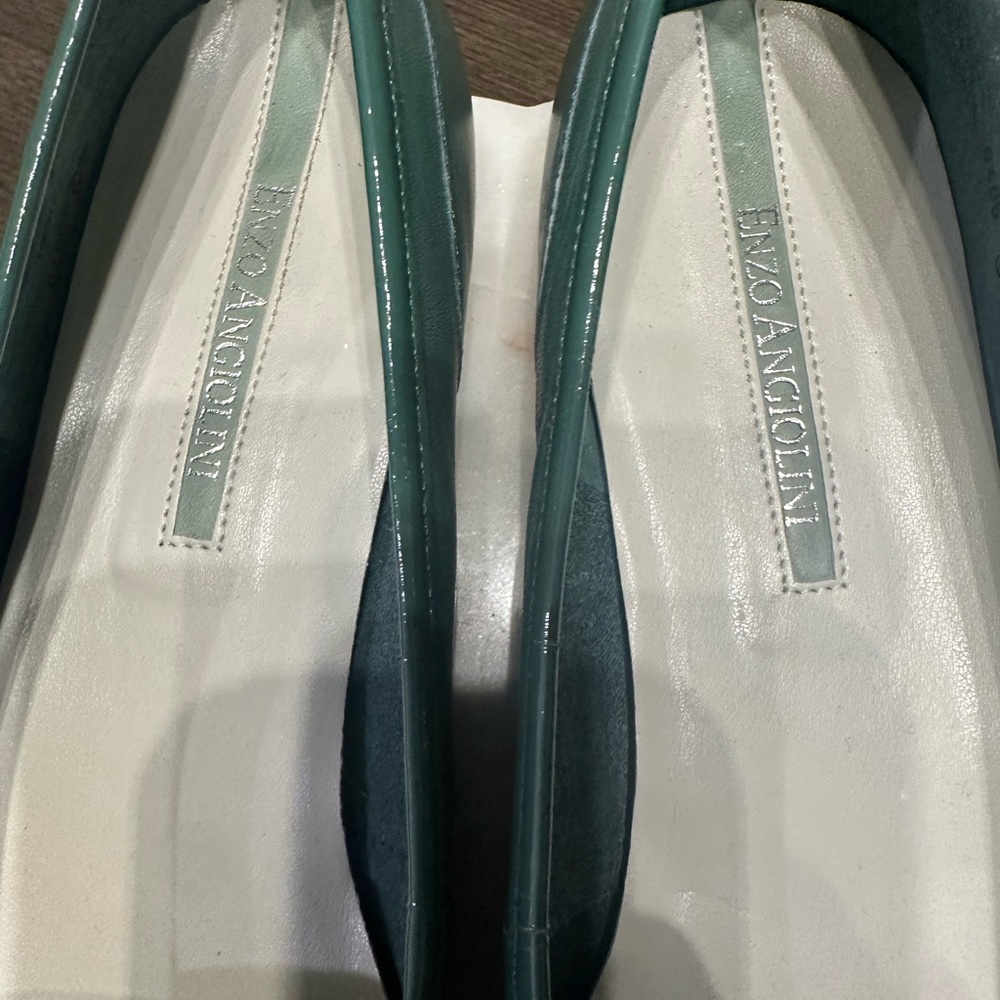 Enzo Angiolini Mint Green Leather‎ Flats - Picture 3 of 5